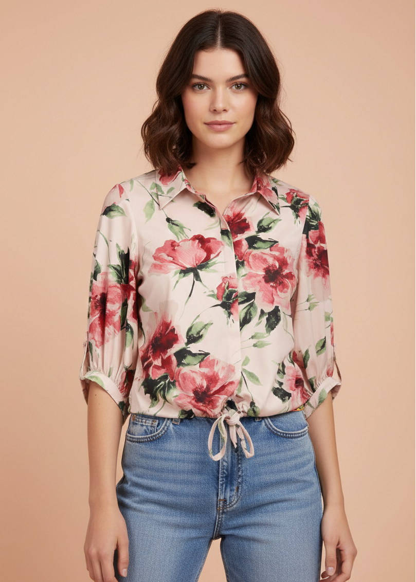 K-Design blouse met design C209