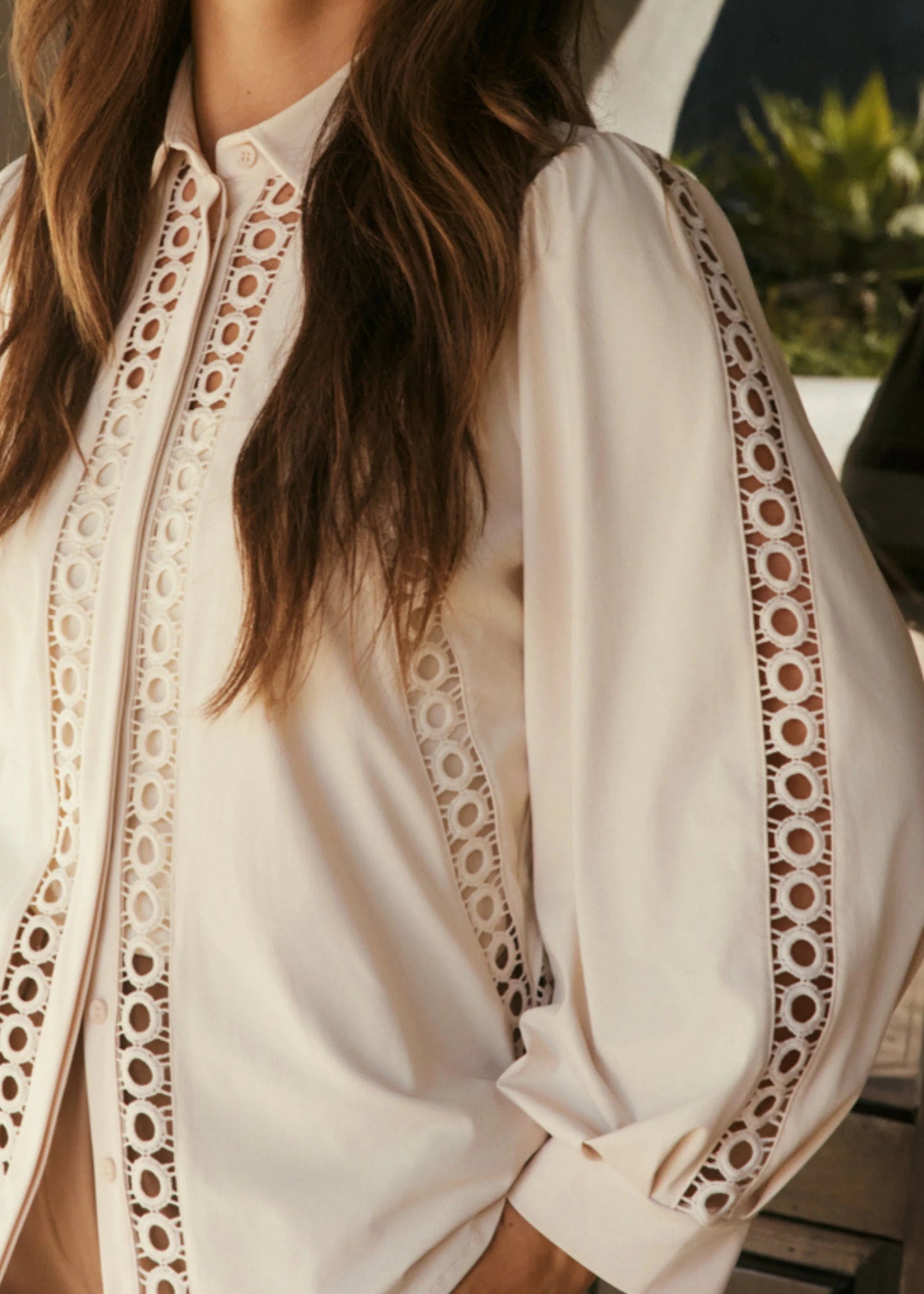 Lady Day Travel Blouse Emmeline Cream