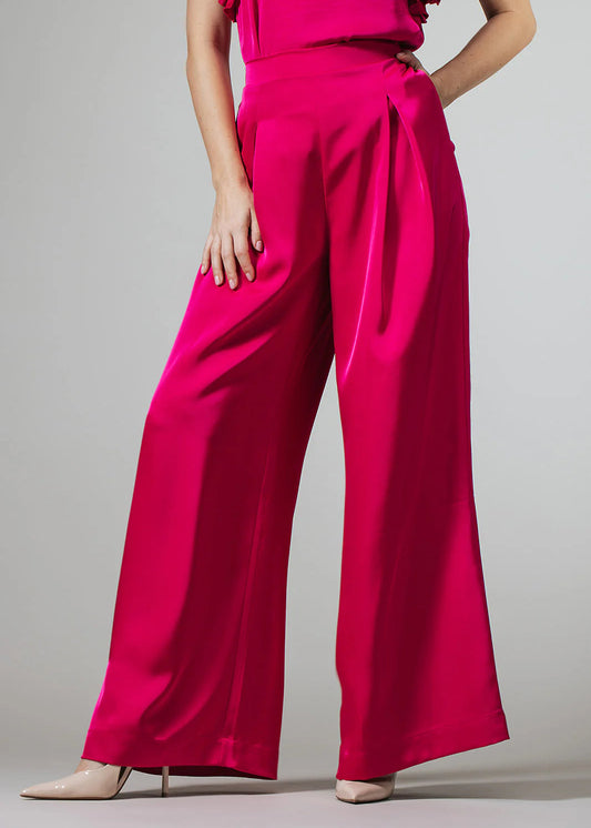 Label Dot broek Rumi | Fuchsia