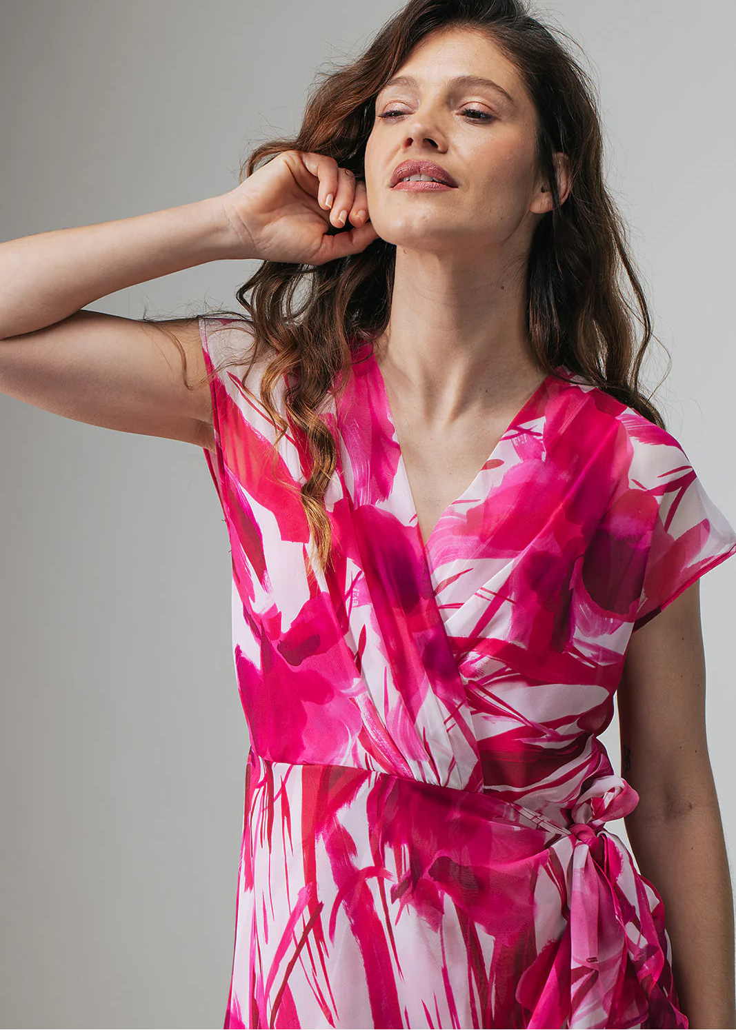 Label Dot jurk Sabo | Roze multi