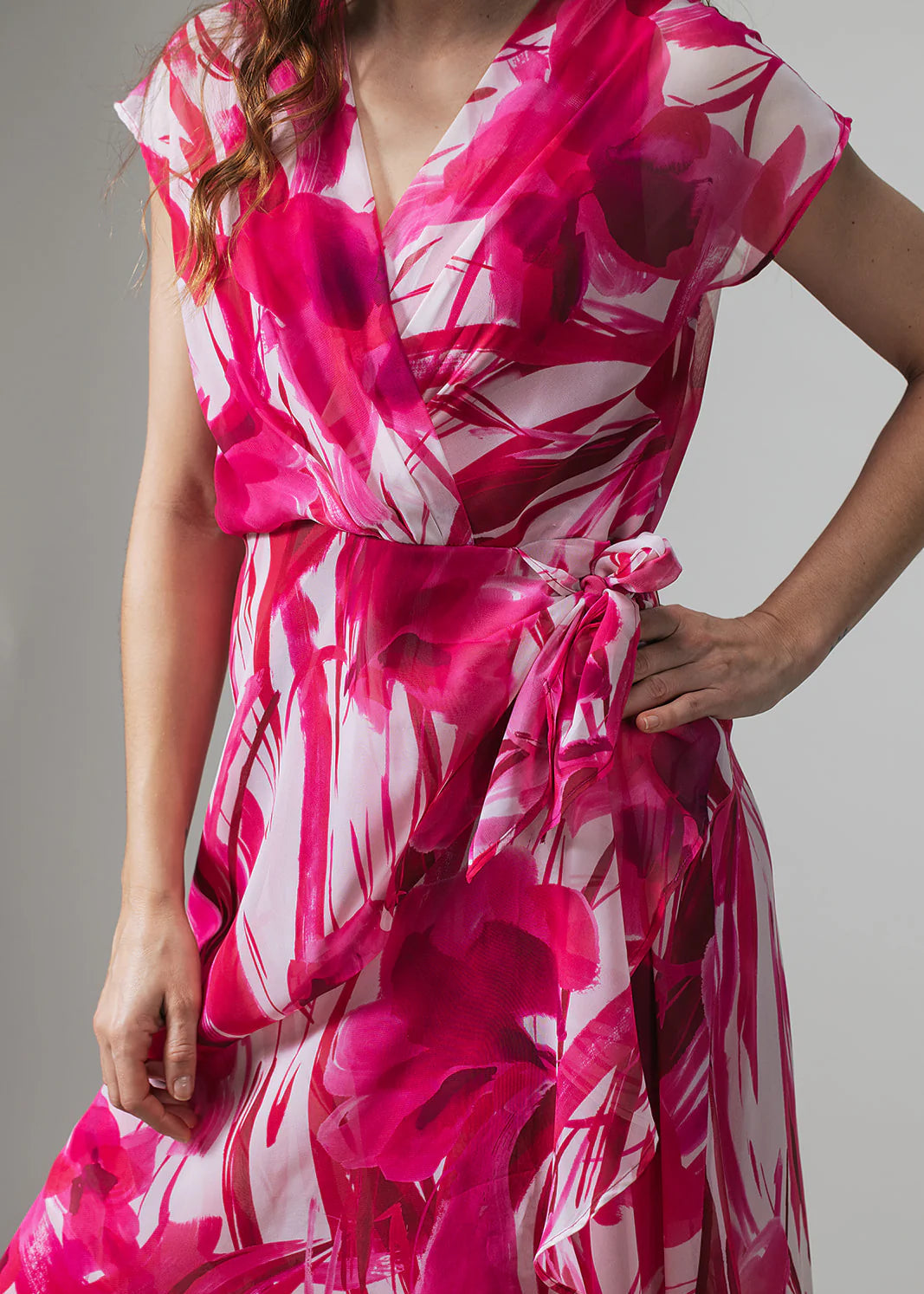 Label Dot jurk Sabo | Roze multi