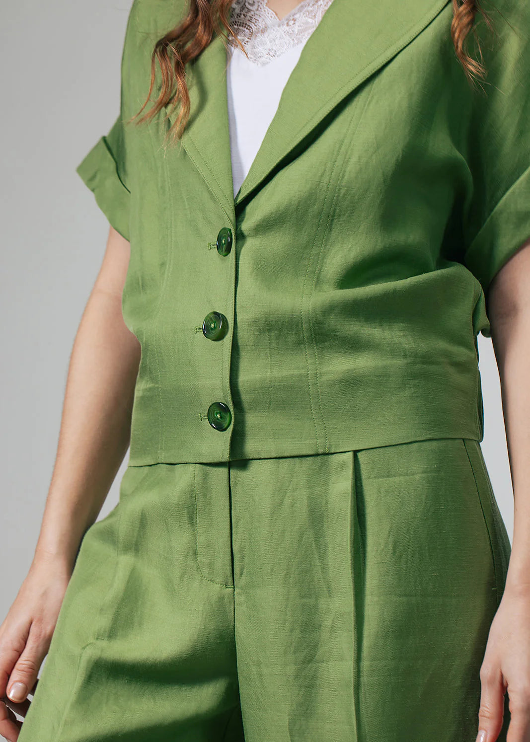 Label Dot blazer Lot | Groen