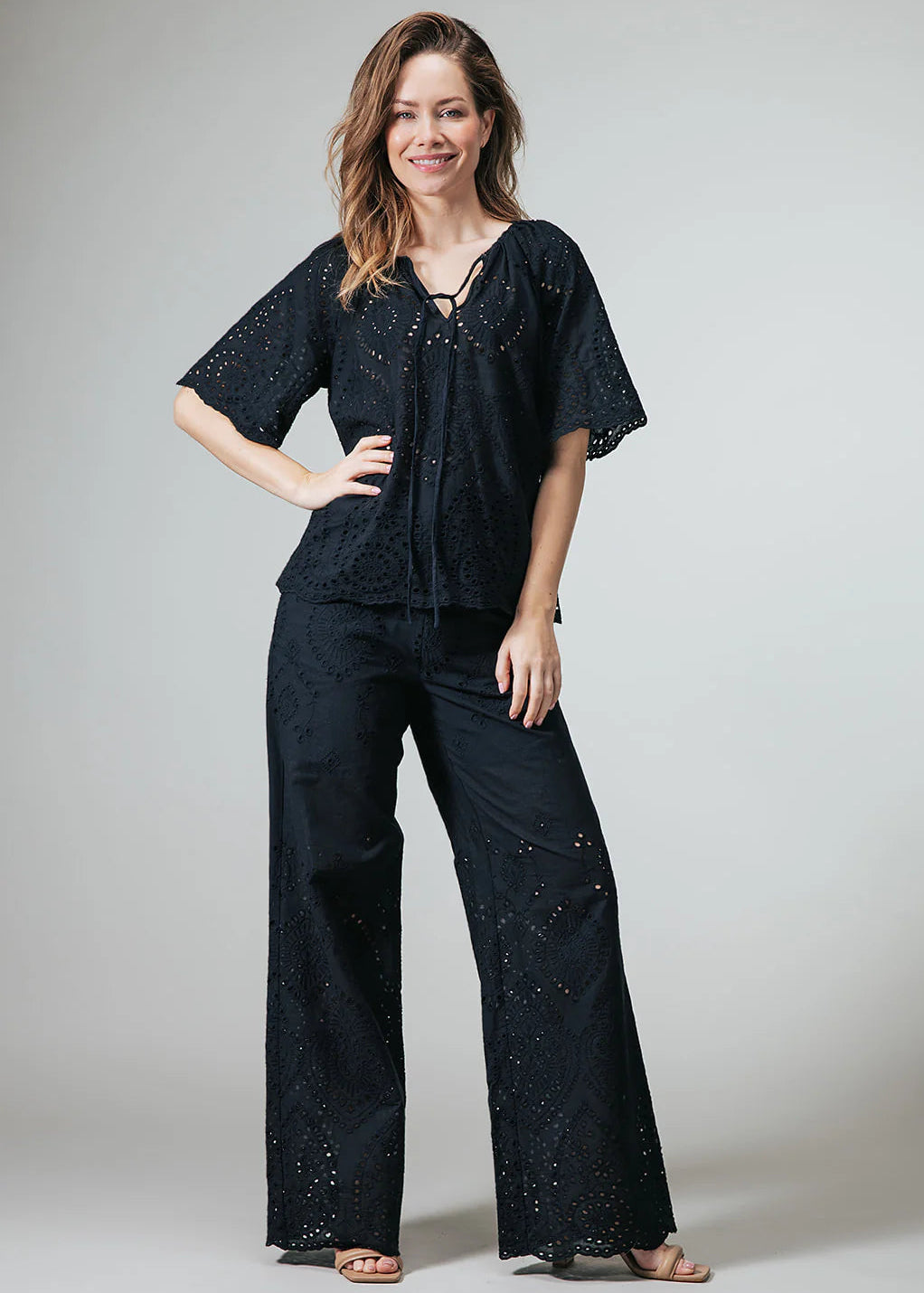Label Dot top Maso | Zwart