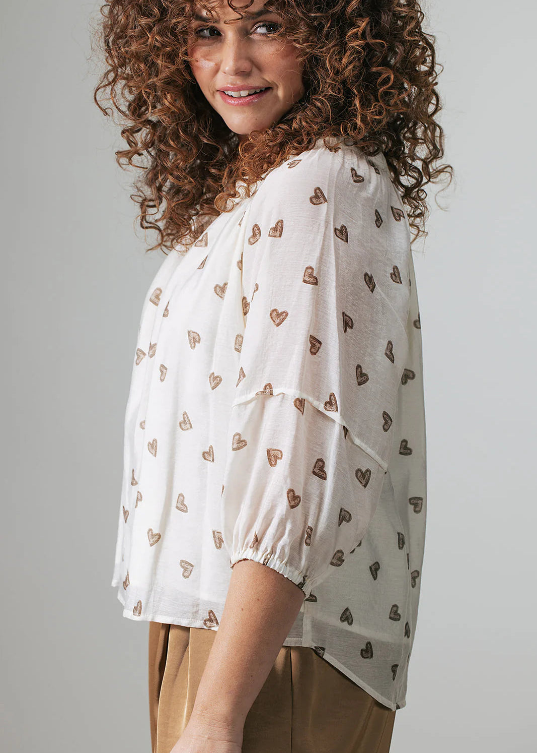 Label Dot Alicia | Off white multi