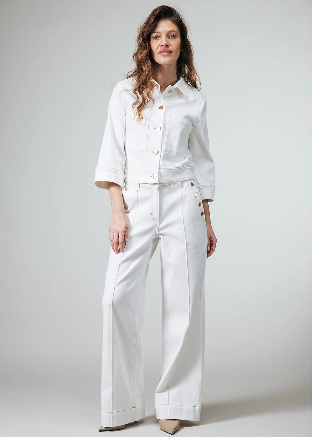 Label Dot Liva Off white jasje