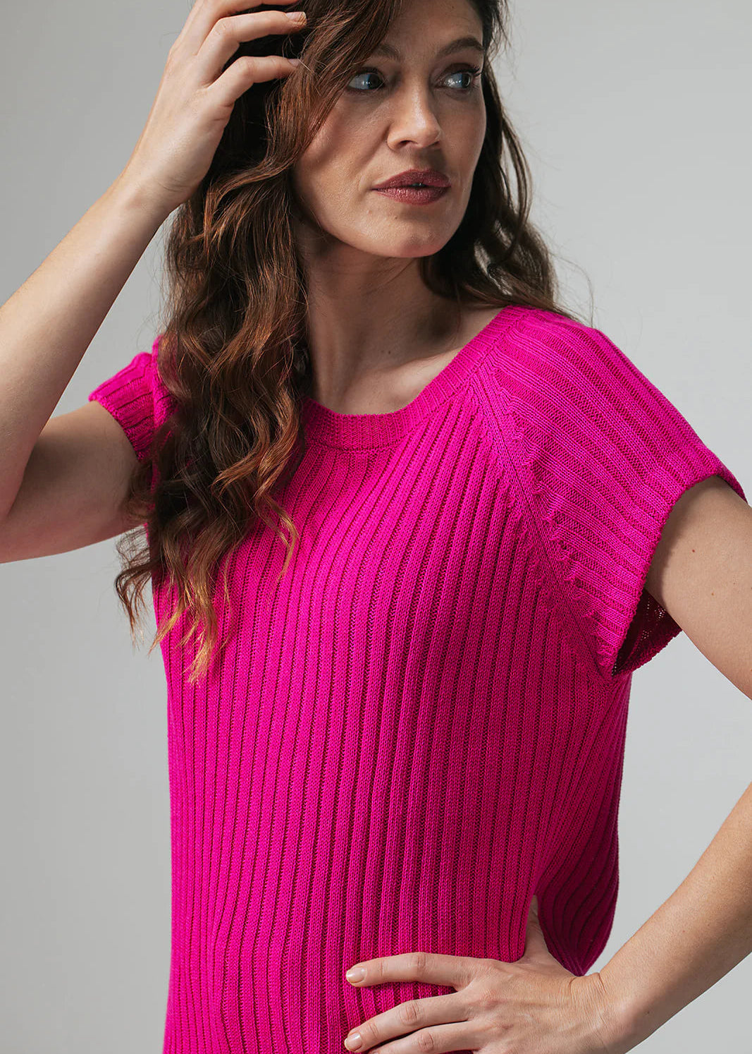 Label Dot top Naz | Fuchsia
