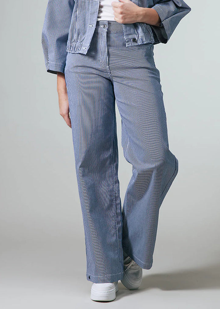 Label Dot Robert | Blauw / Wit