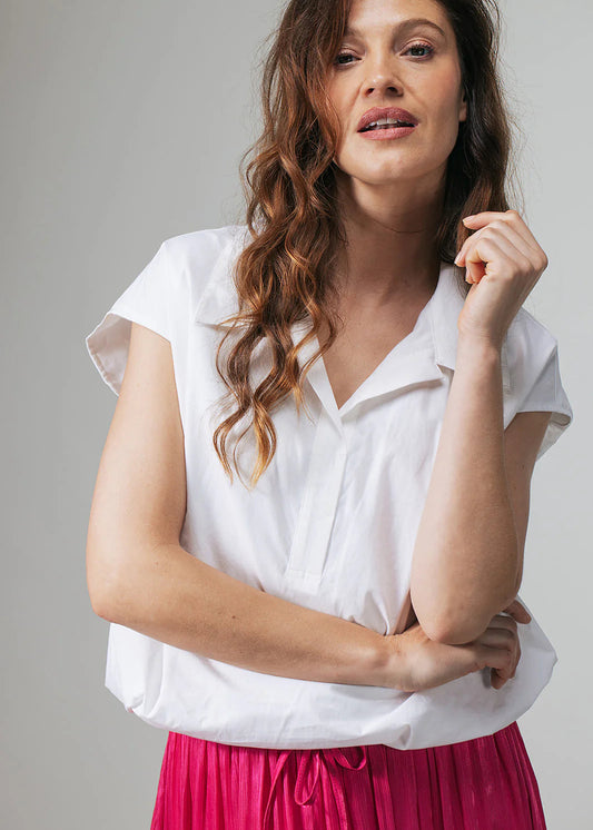 Label Dot blouse Madelief | Wit