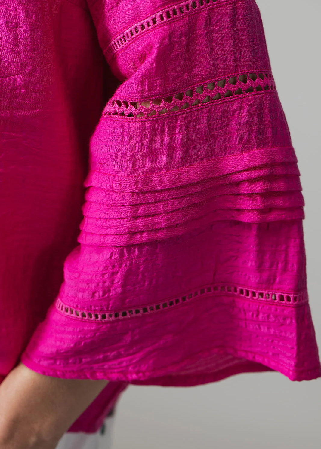 Label Dot blouse Anna | Fuchsia