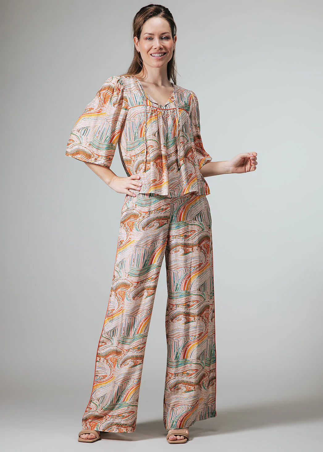Label Dot Ans Multi blouse