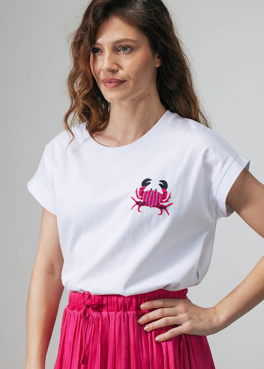 Label Dot top Manon | Wit