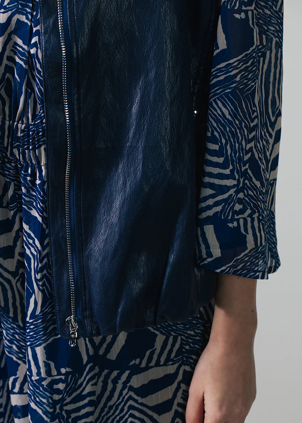 Label Dot Lotte Vegan Leather | Donker blauw
