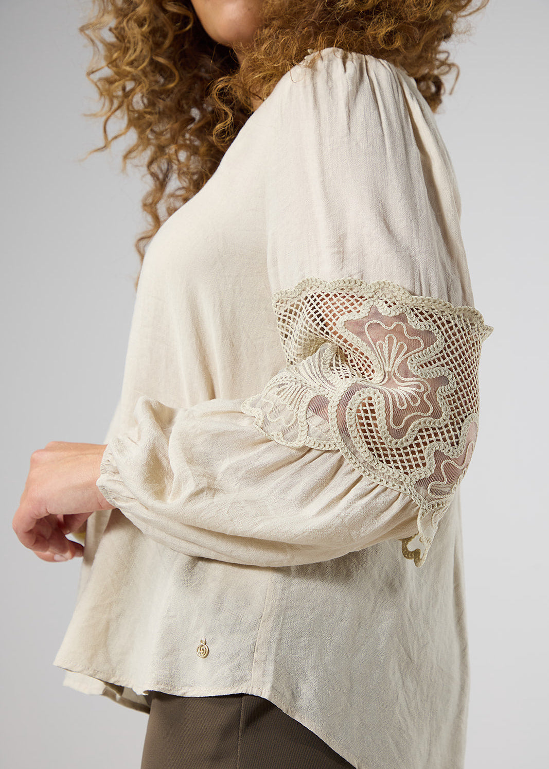 Label Dot blouse Auralie Off White