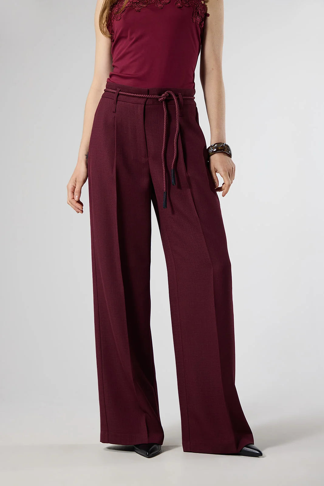 Label Dot Rosan pantalon | Burgundy