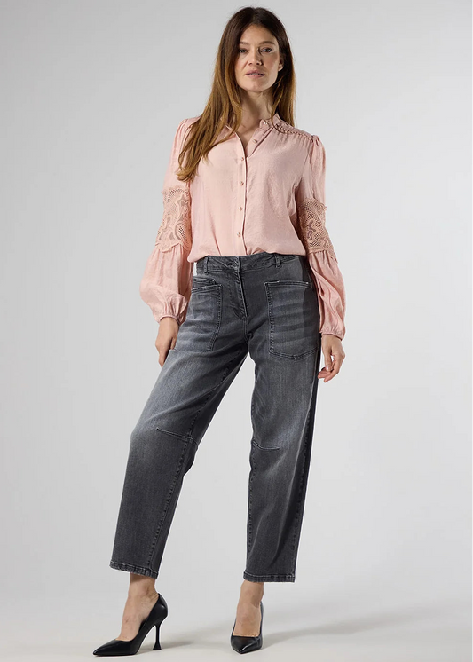 Label Dot blouse Auralie blouse | dusty pink