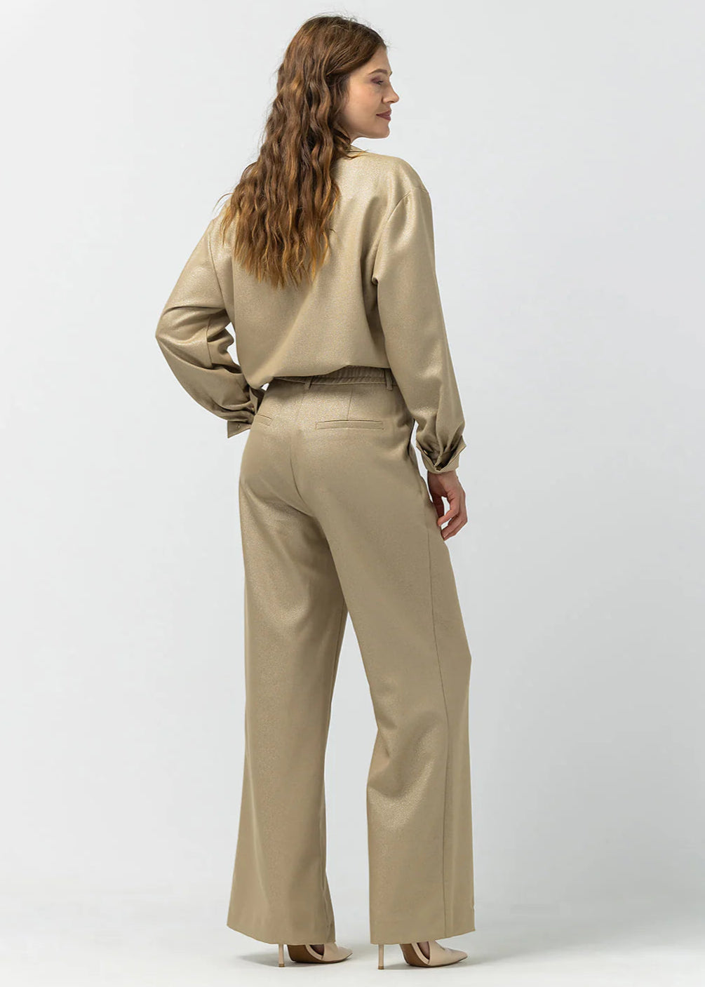 Label Dot Rian Pantalon | Goud