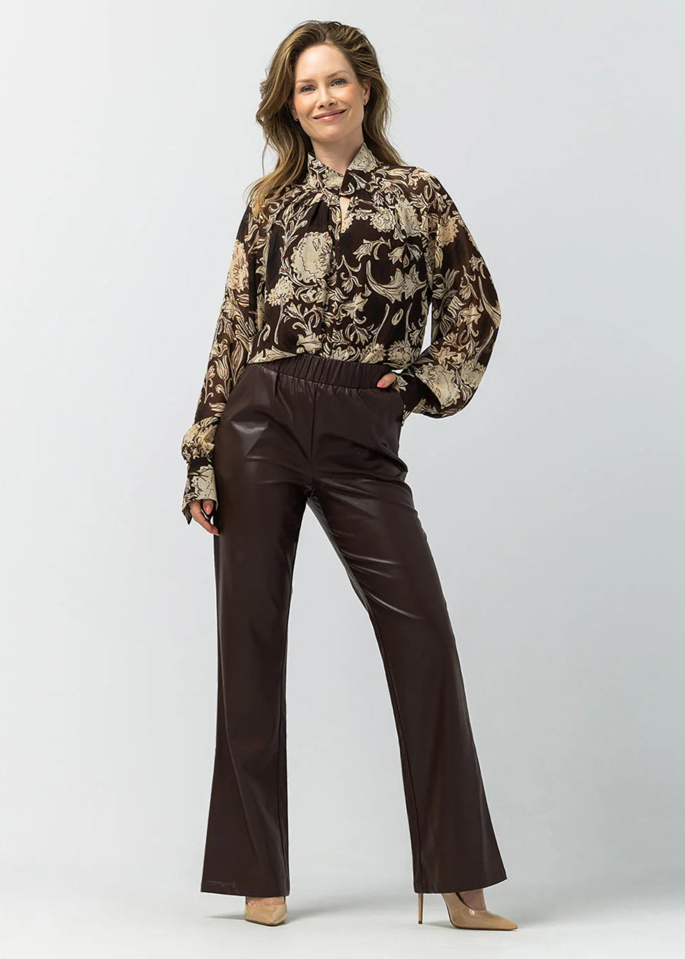 Label Dot Adda Blouse | Bruin multi
