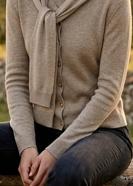 Lady Day – Jules Cardigan – Pepper melange