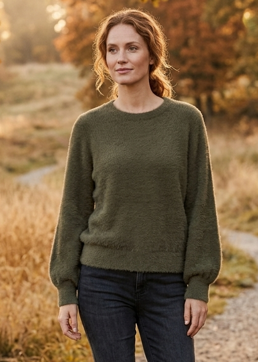 Lady Day – Seren Sweater – Deep forest