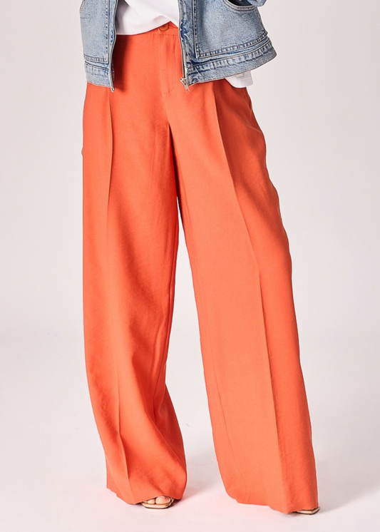 Lalotti BROEK ODARE Pants BAL18251 092 Burnt Orange