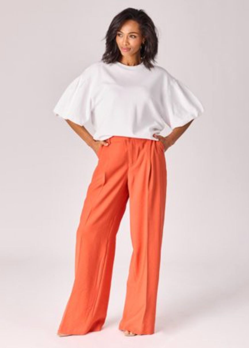 Lalotti BROEK ODARE Pants BAL18251 092 Burnt Orange