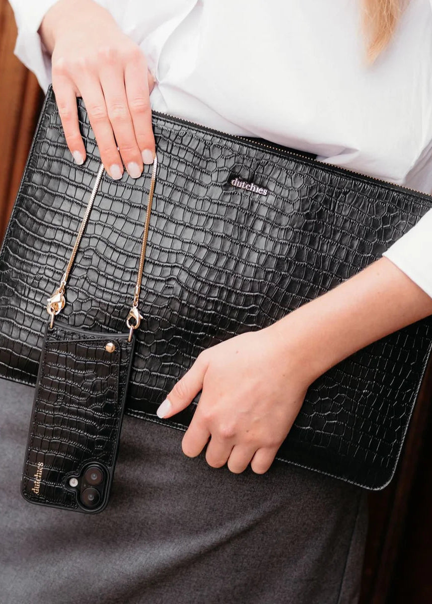 Dutchies Laptop Hoes | Noir