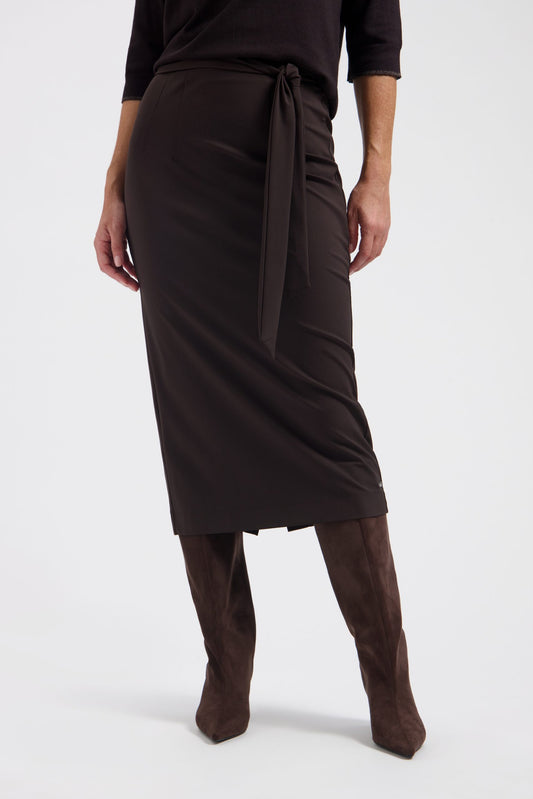Lady Day – Storm Travel Skirt – Dark brown