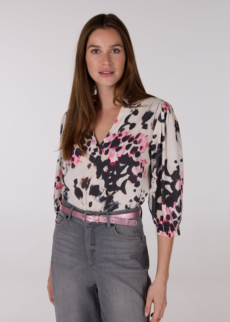 Jansen Amsterdam MANON BLOUSE WAM 199 3/4 puffed sleeve