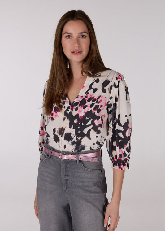 Jansen Amsterdam MANON BLOUSE WAM 199 3/4 puffed sleeve