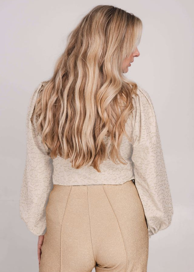 Accentil Livia Blouse - Taupe Glam