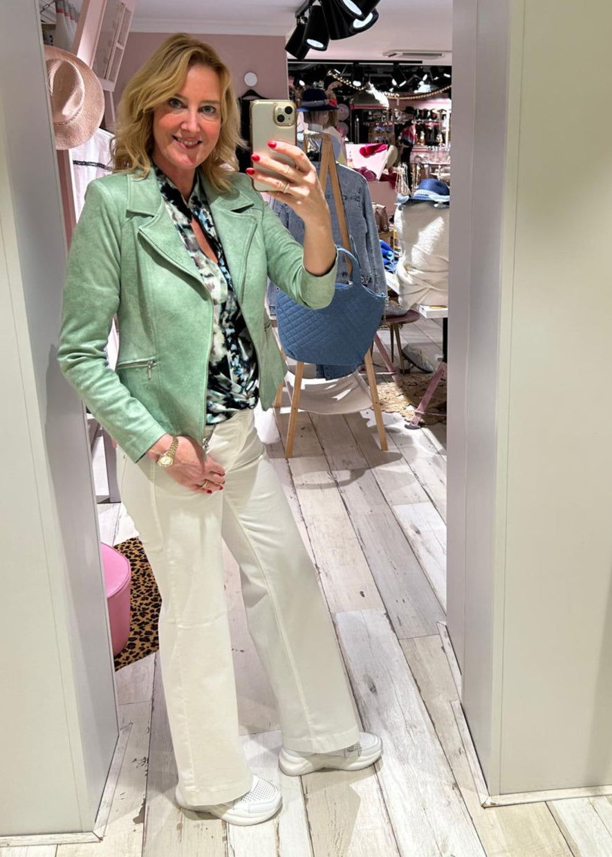 Mac Jeans Wide leg wit