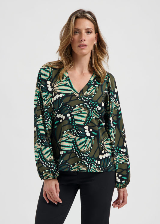 Lady Day – Tress Top – Butterfly print