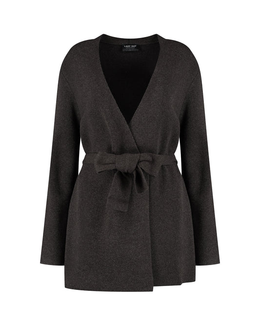 Lady Day – Maggie Cardigan – Dark brown
