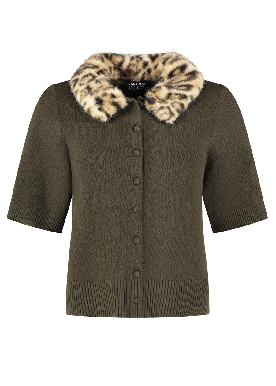 Lady Day – Marlot Cardigan – Deep forest