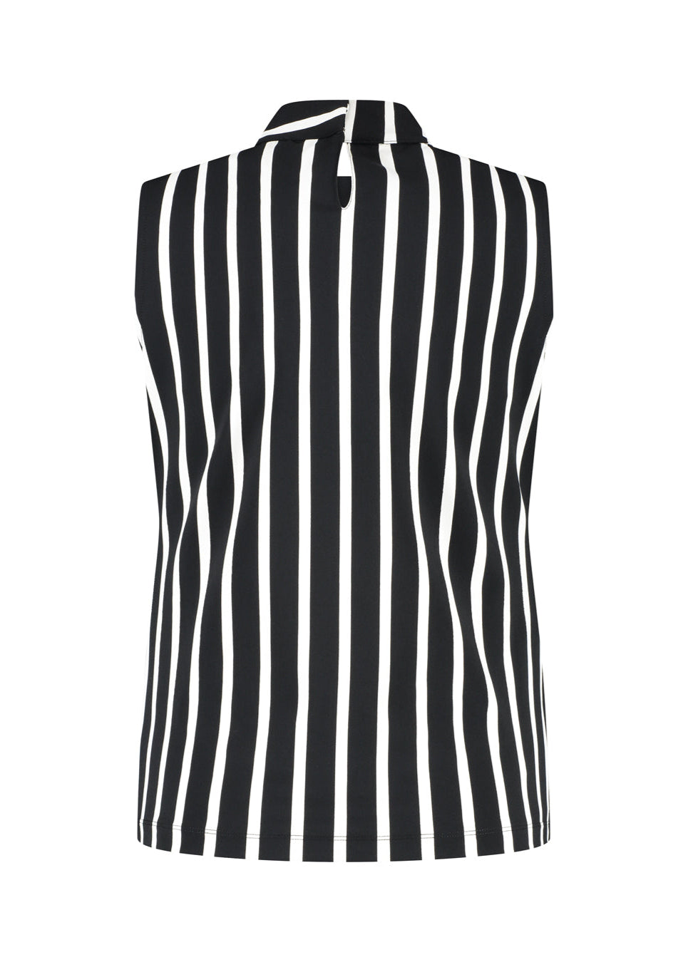 Lady Day – Maud Top – Black/Wool White stripe