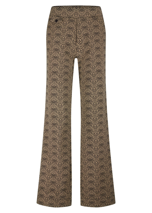 Lady Day pants Milana Herringbone print