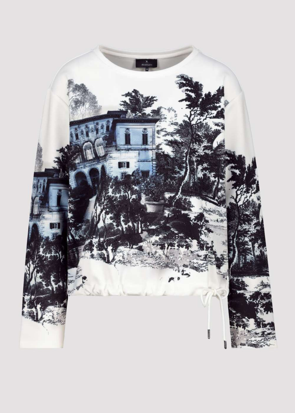Monari Sweatshirt mit English Garden Print