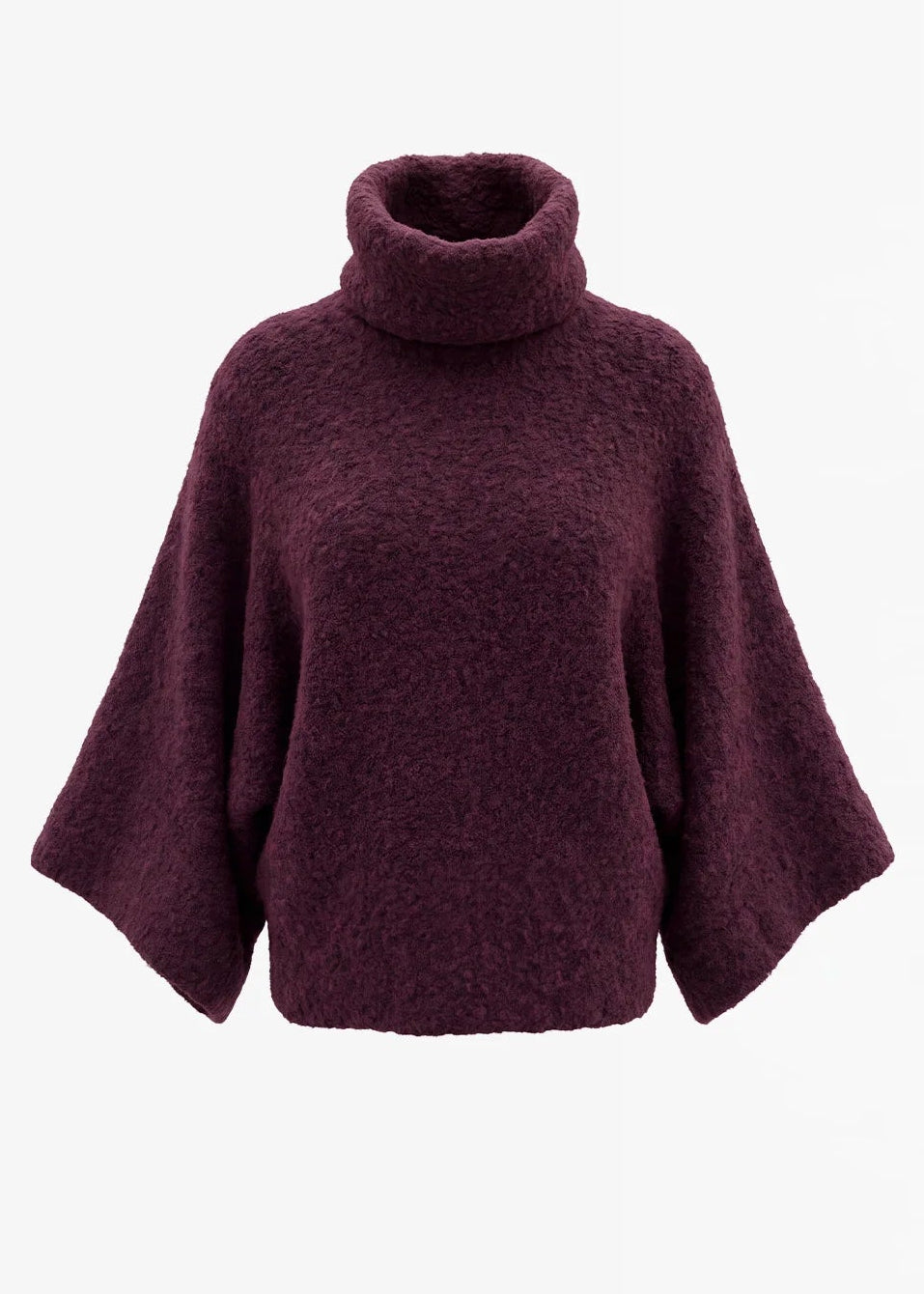 Aimee te Label NamibiaW6 Knitted Sweater | Burgundy melange