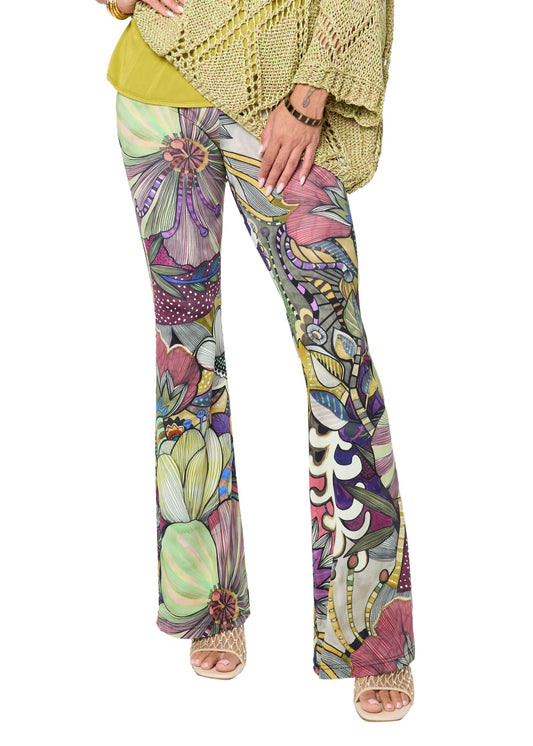 Tessa Koops Flare Pomo Pants