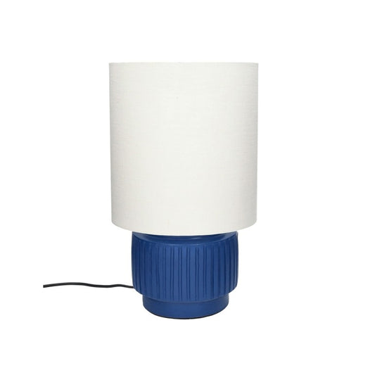 Tafellamp Pomax Cordoba blauw, DIA 25 cm