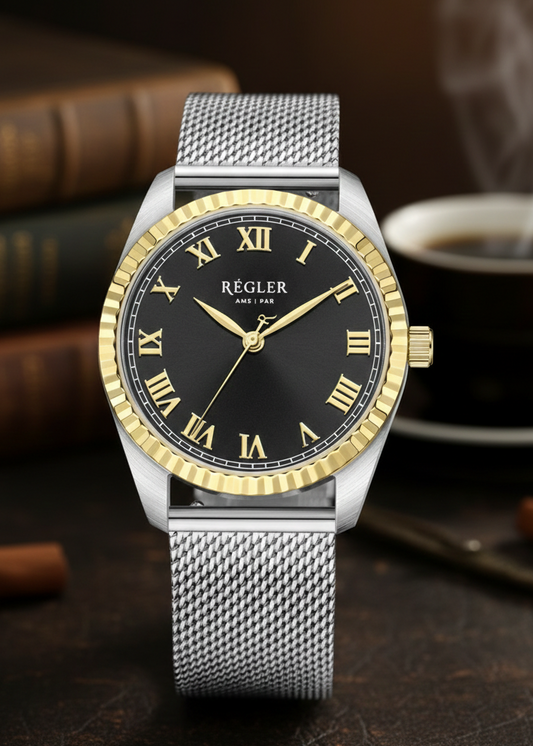 Regler Infinité &nbsp;Mesh Zilver/Goud-Zwart