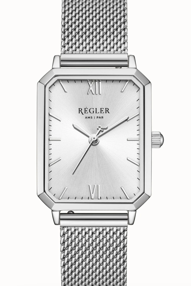 Régler Élégance Mesh Zilver-Zilver