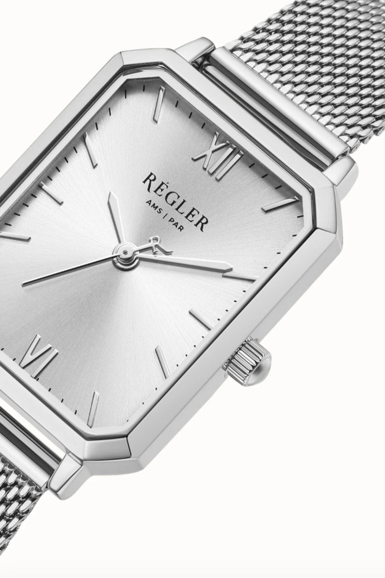 Régler Élégance Mesh Zilver-Zilver