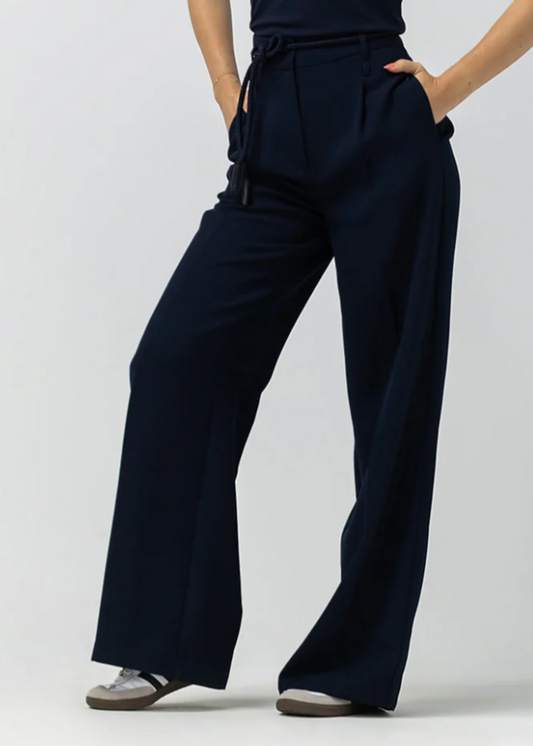 Label Dot Rosan Pantalon | Donker blauw