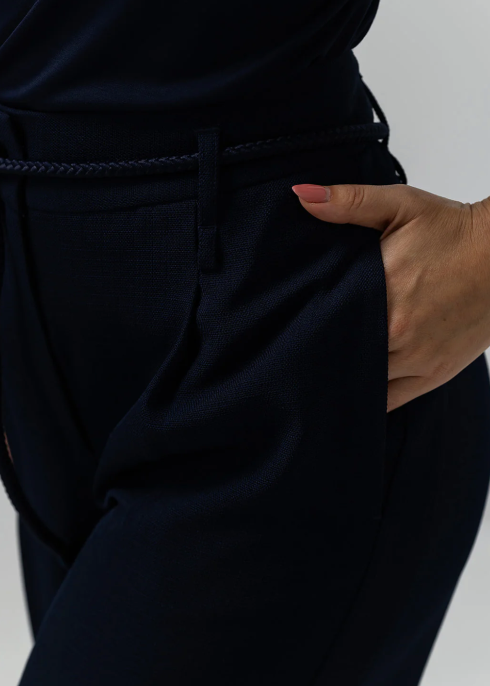 Label Dot Rosan Pantalon | Donker blauw