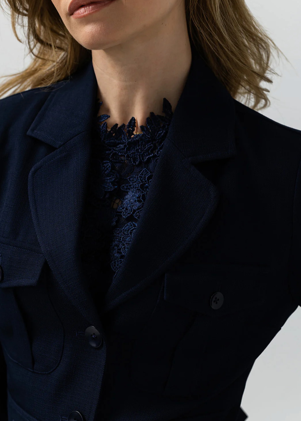 Label Dot Davina Blazer | Donker blauw