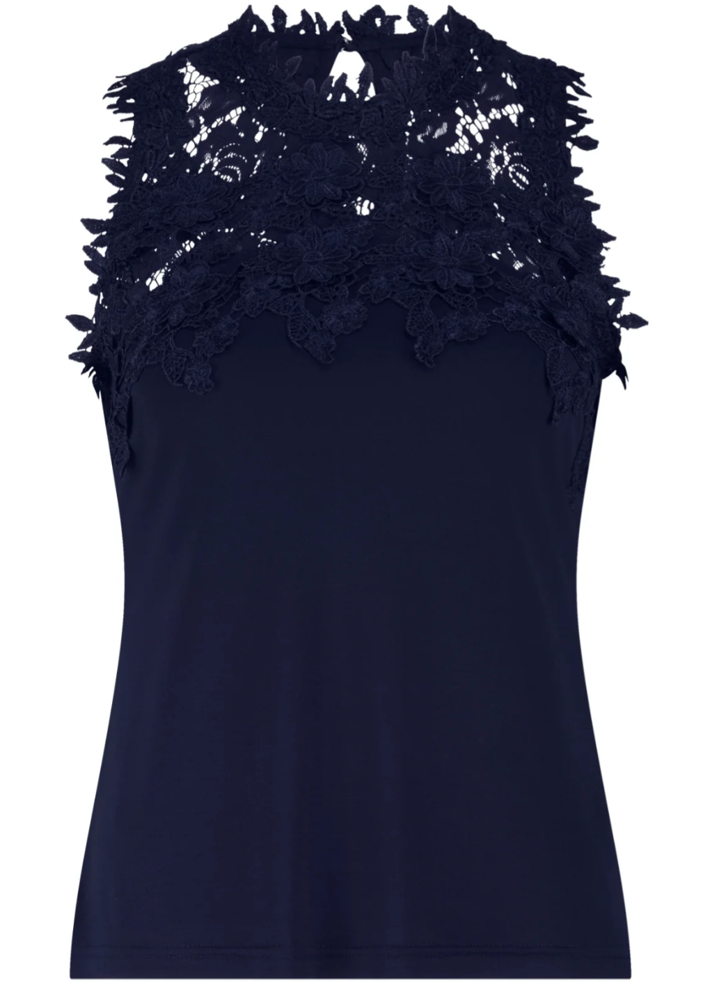 Label Dot Margo Top | Donker blauw