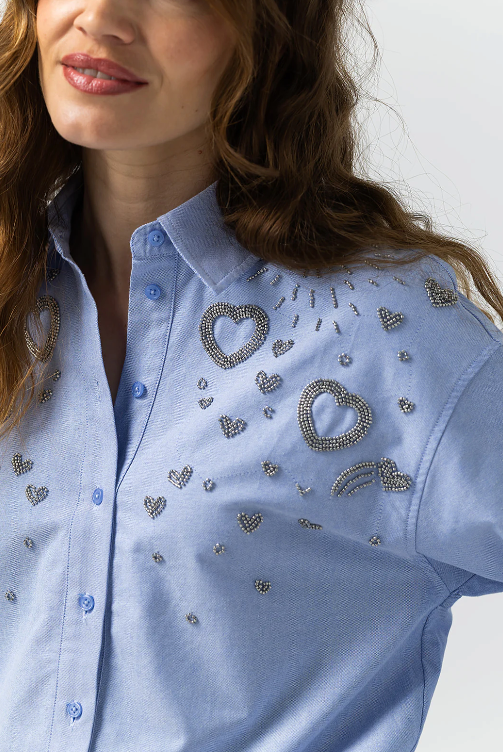 Label Dot Ayden Blouse | Blauw licht