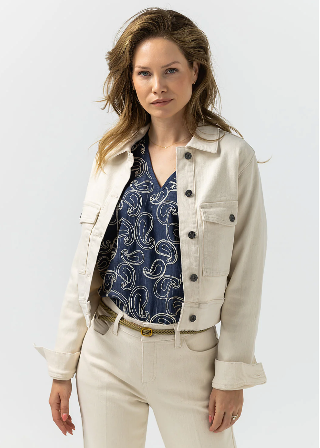 Label Dot Airlie Blouse | Donker blauw