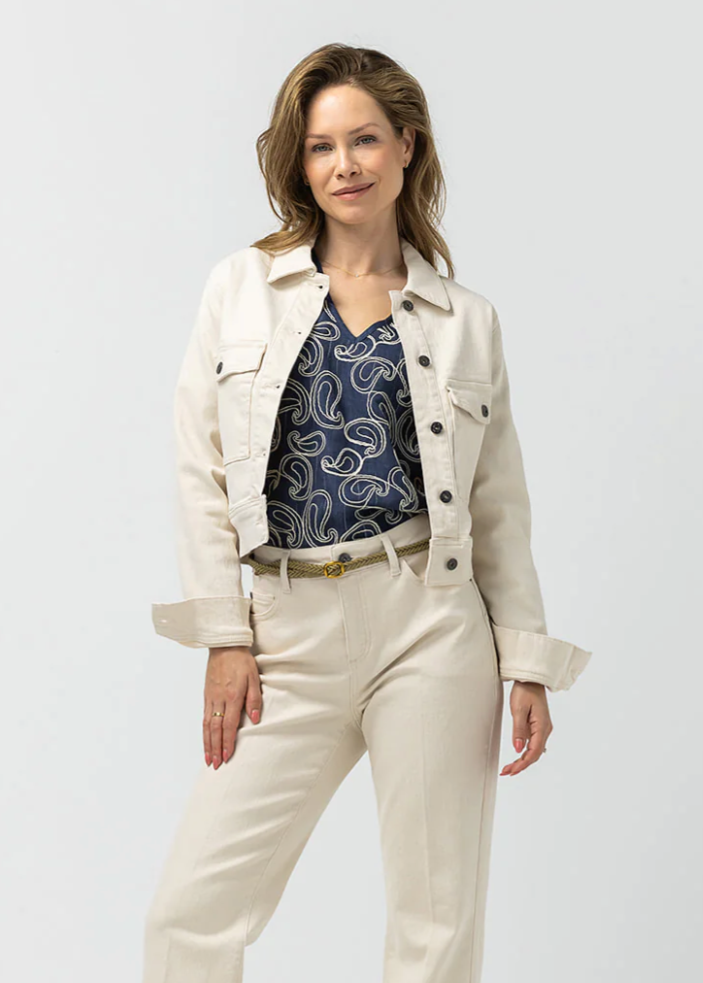 Label Dot Airlie Blouse | Donker blauw